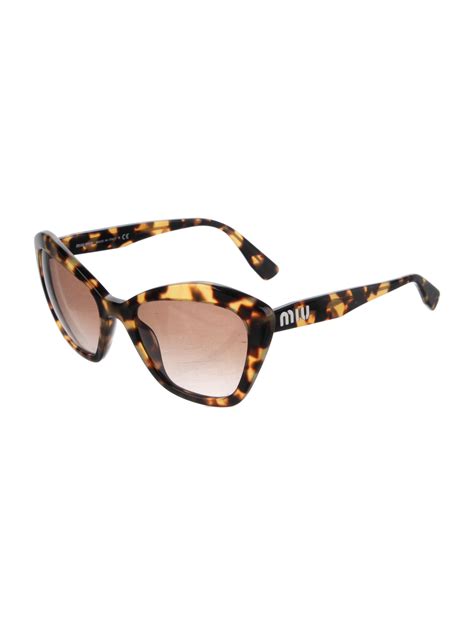 miu miu hallelujah tortoiseshell cat eye|Miu Miu tortoiseshell.